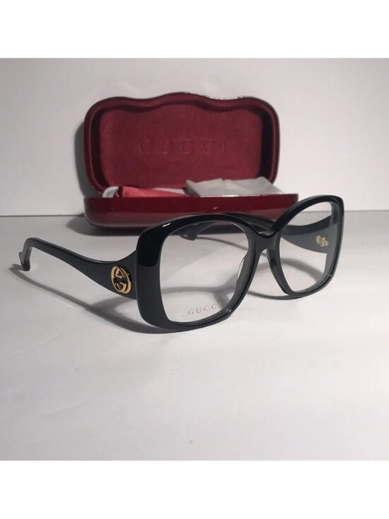 New Authentic Gucci GG1236o Black Women\'s Glasses main image 4